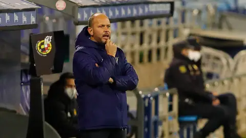 José Alberto López, entrenador del CD Mirandés José Alberto López, entrenador del CD Mirandés