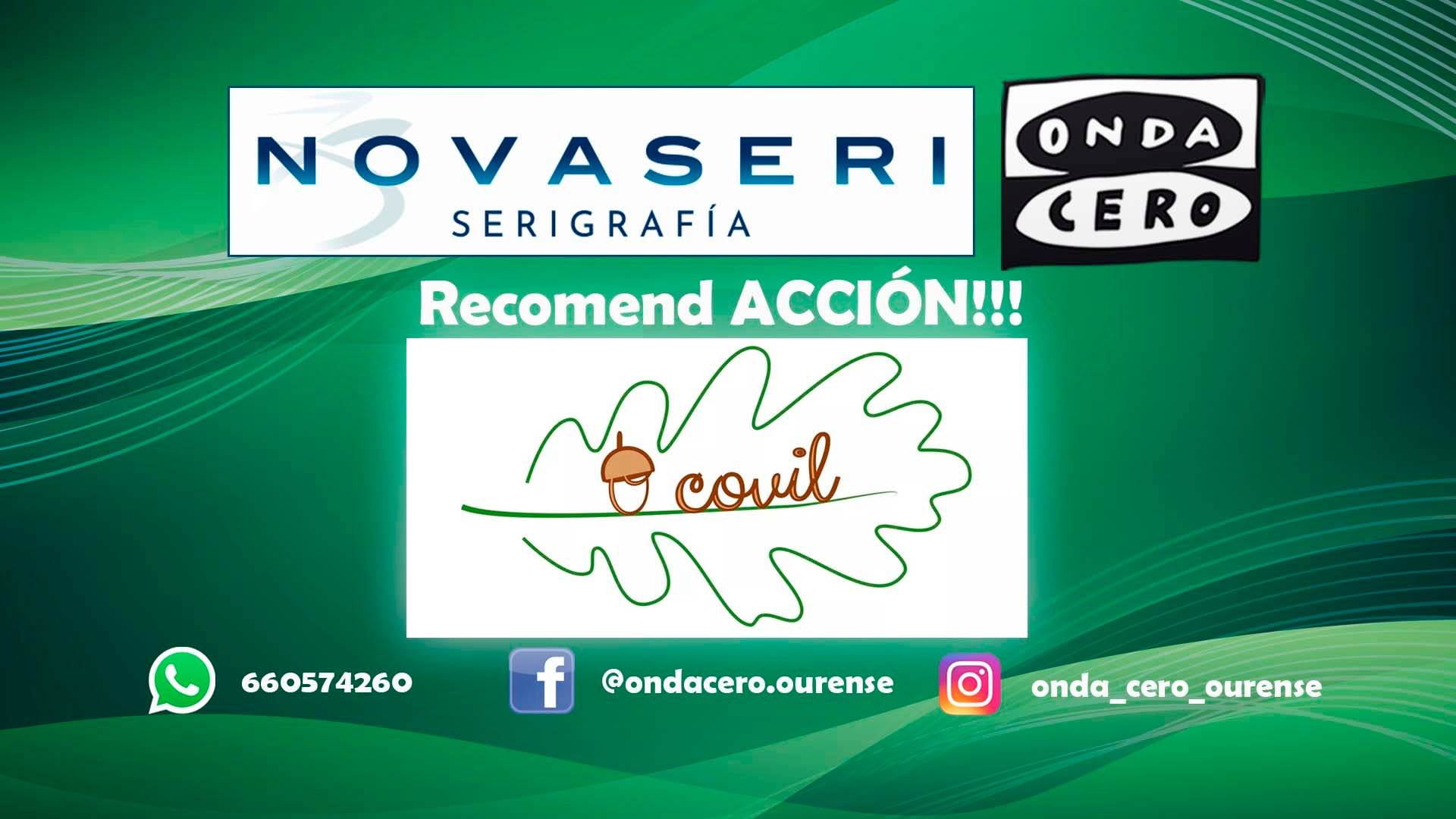 A cadea solidaria de Onda Cero Ourense e Novaseri Serigrafía A cadea solidaria de Onda Cero Ourense e Novaseri Serigrafía