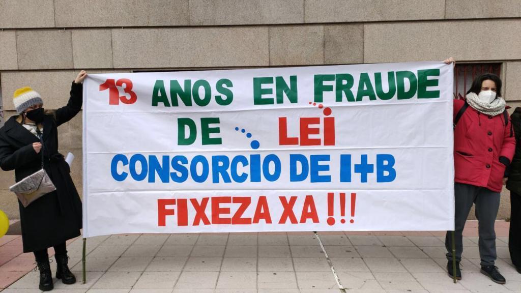 As demandas das traballadoras temporais do Consorcio en Más de Uno As demandas das traballadoras temporais do Consorcio en Más de Uno