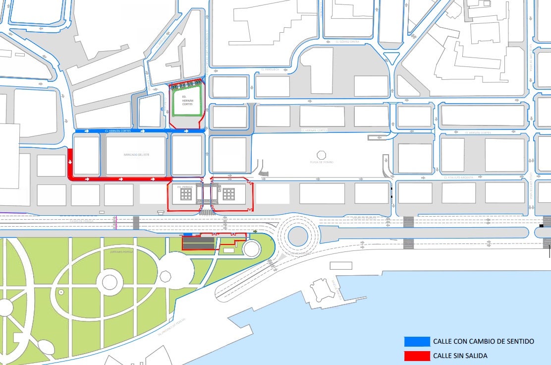 Cerrado el arco del Banco Santander Cerrado el arco del Banco Santander