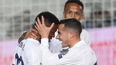 Vinicius y Lucas V&aacute;zquez