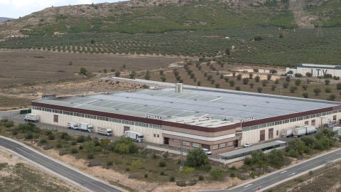 Imagen aérea de PERSAX en Sax-Villena