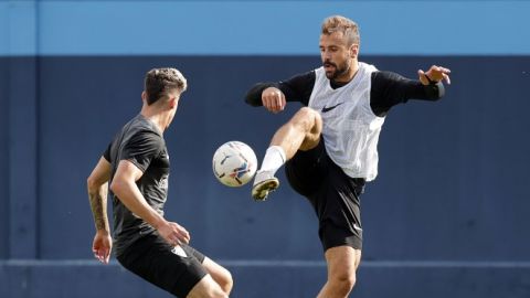 Orlando Sá, jugador del Málaga