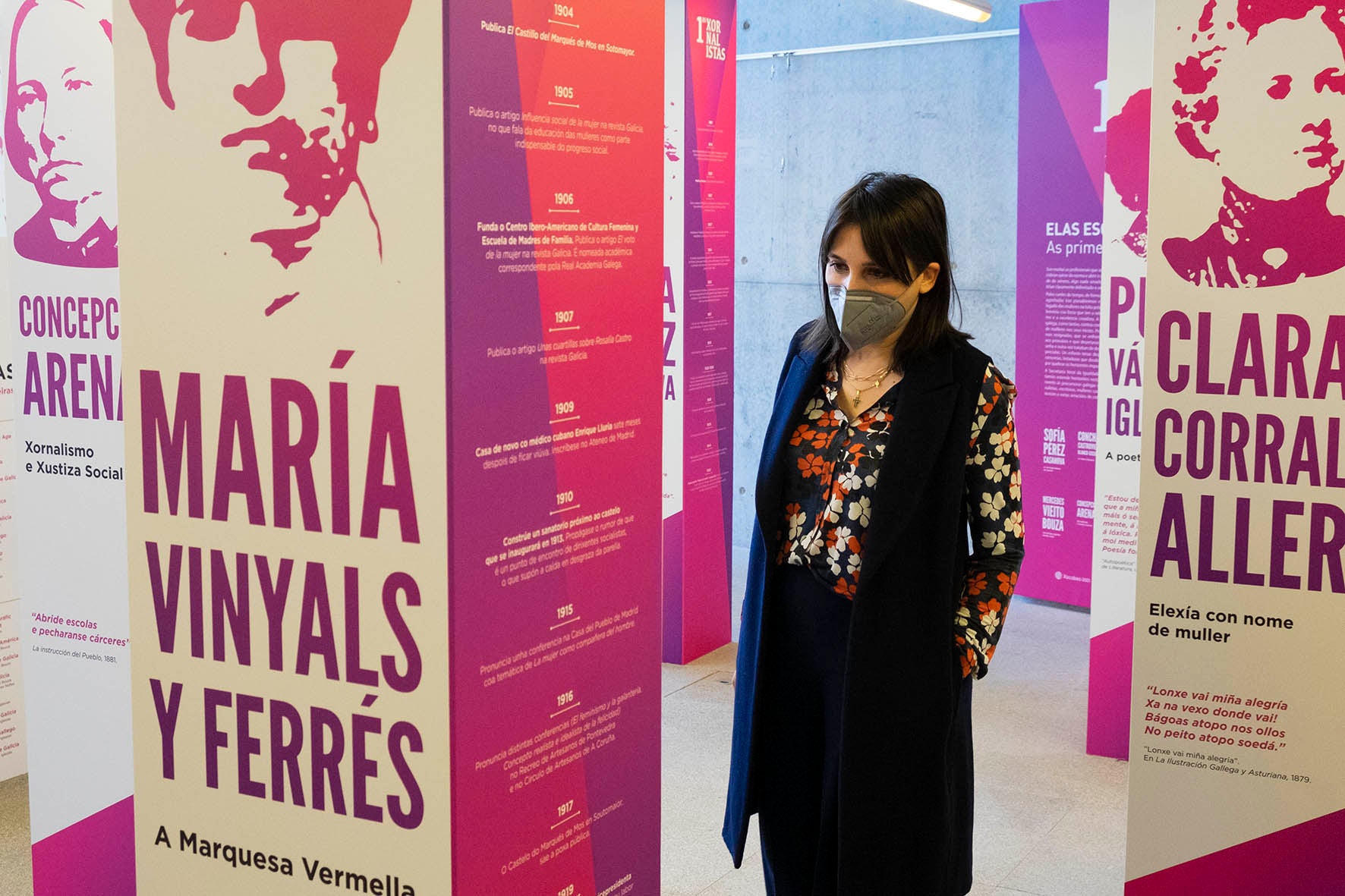 Lorenzana inaugura a mostra " as primeiras xornalistas" que chega a Santiago Lorenzana inaugura a mostra " as primeiras xornalistas" que chega a Santiago