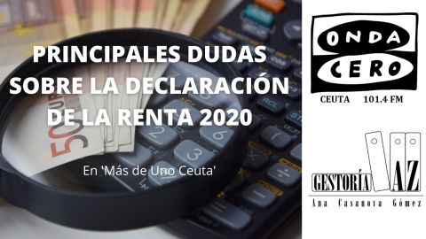 Dudas sobre la declaraci&oacute;n de la Renta en M&aacute;s de Uno Ceuta