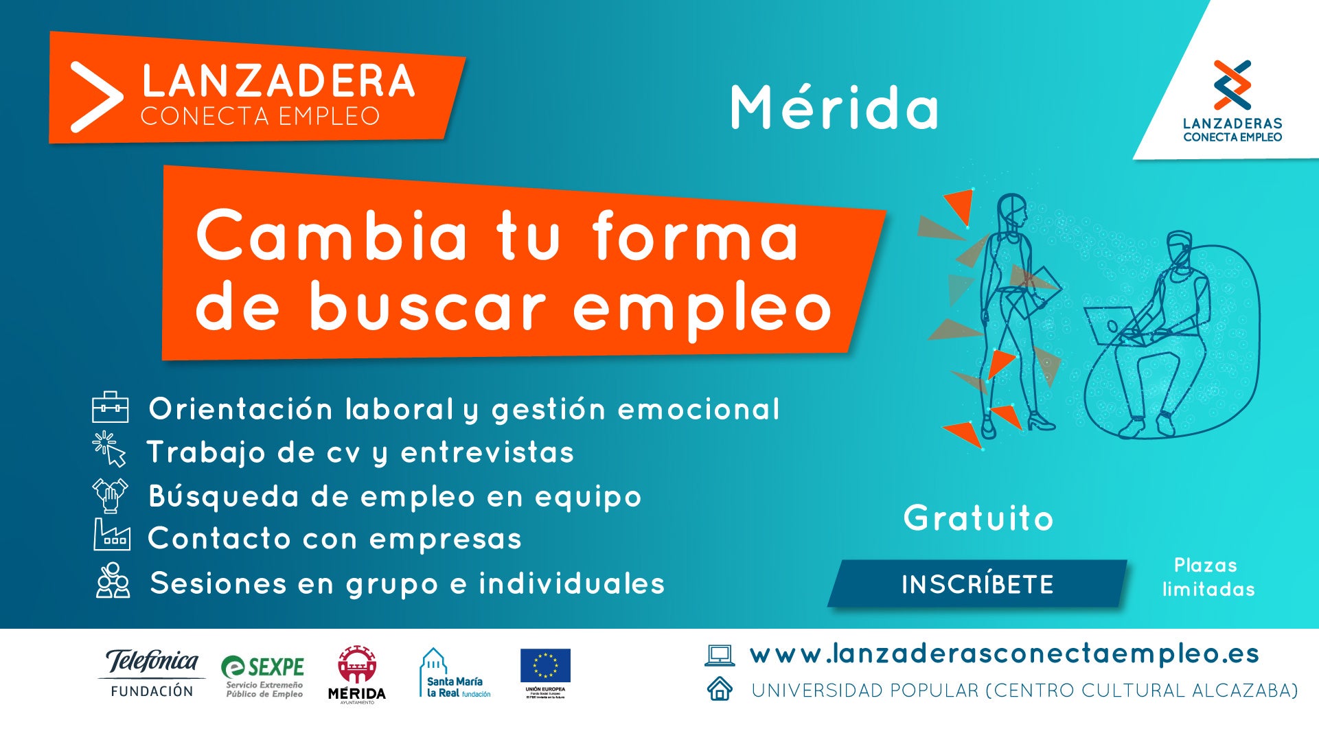 La nueva lanzadera de empleo de Mérida comenzará en el mes de junio La nueva lanzadera de empleo de Mérida comenzará en el mes de junio