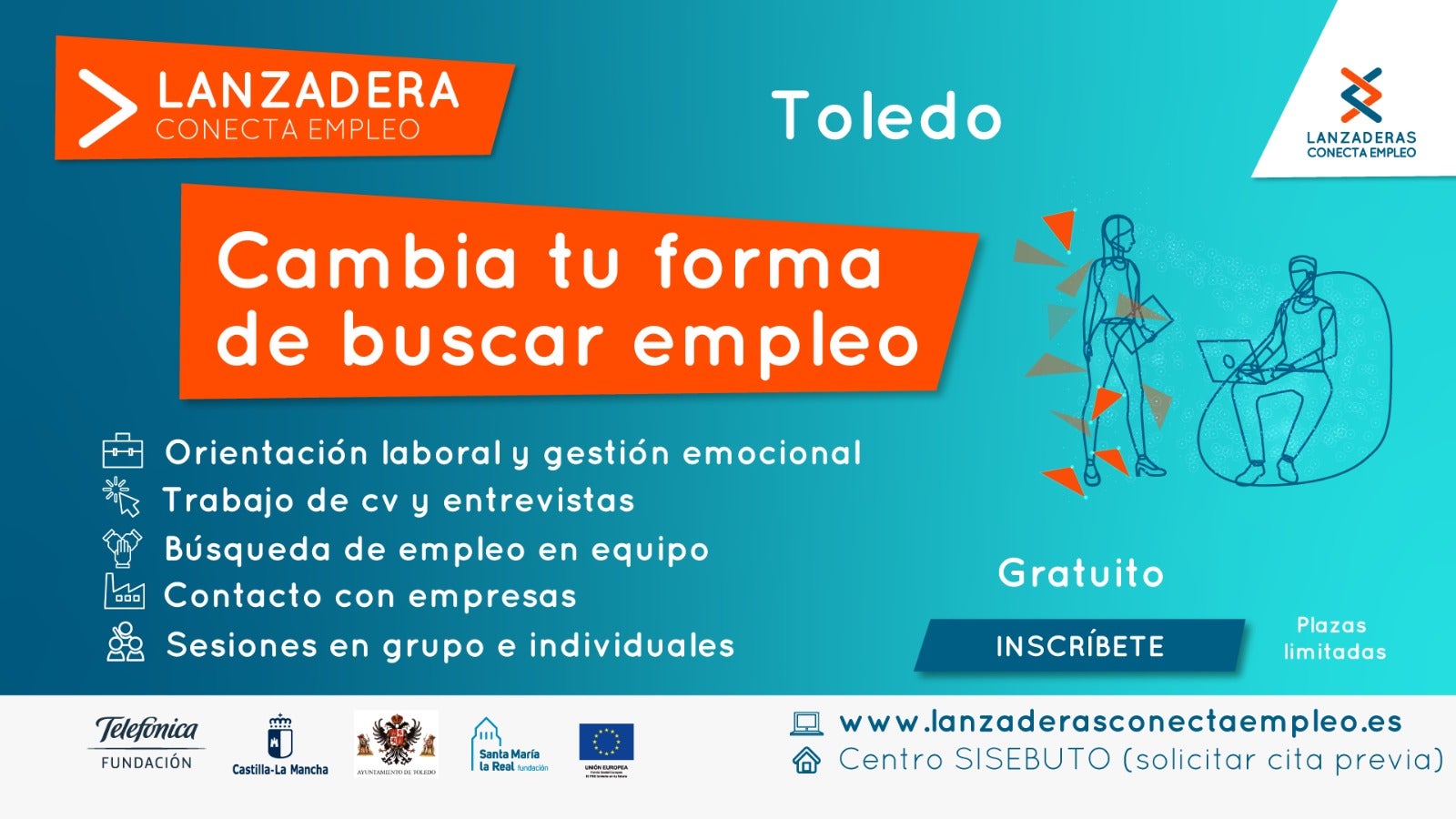 Toledo contará a partir de junio con una nueva Lanzadera Conecta Empleo Toledo contará a partir de junio con una nueva Lanzadera Conecta Empleo