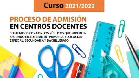 Cartel inicio del proceso de escolarizaci&oacute;n
