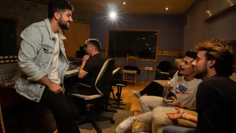 Gonzalo Alhambra, en su estudio de grabación Gonzalo Alhambra, en su estudio de grabación