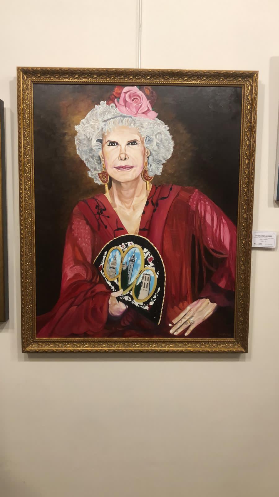 Inés Serna Orts expone su retrato de la Duquesa de Alba en el homenaje a Goya en Madrid Inés Serna Orts expone su retrato de la Duquesa de Alba en el homenaje a Goya en Madrid