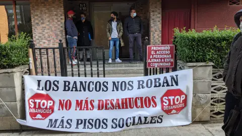 Suspendido el desalojo de una familia con dos menores Vivienda en la Avenida Herrera Oria de Santander
