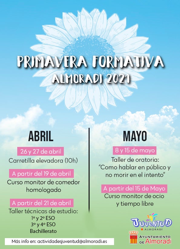 Desde la concejalía de Juventud, dirigida por Kevin Cabrera, se ha presentado el nuevo proyecto denominado ‘’Primavera formativa’’ Desde la concejalía de Juventud, dirigida por Kevin Cabrera, se ha presentado el nuevo proyecto denominado ‘’Primavera formativa’’