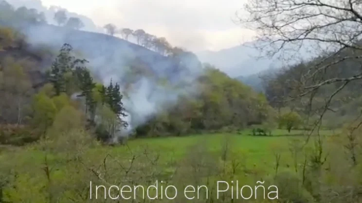 Imagen del incendio