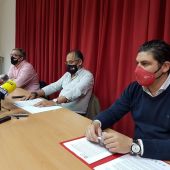 Rueda de prensa de los sindicatos en Puertollano