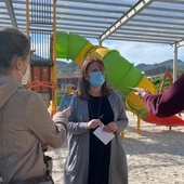 Os traballos de renovación das zonas lúdicas infantís en Allariz seguen o seu curso Os traballos de renovación das zonas lúdicas infantís en Allariz seguen o seu curso