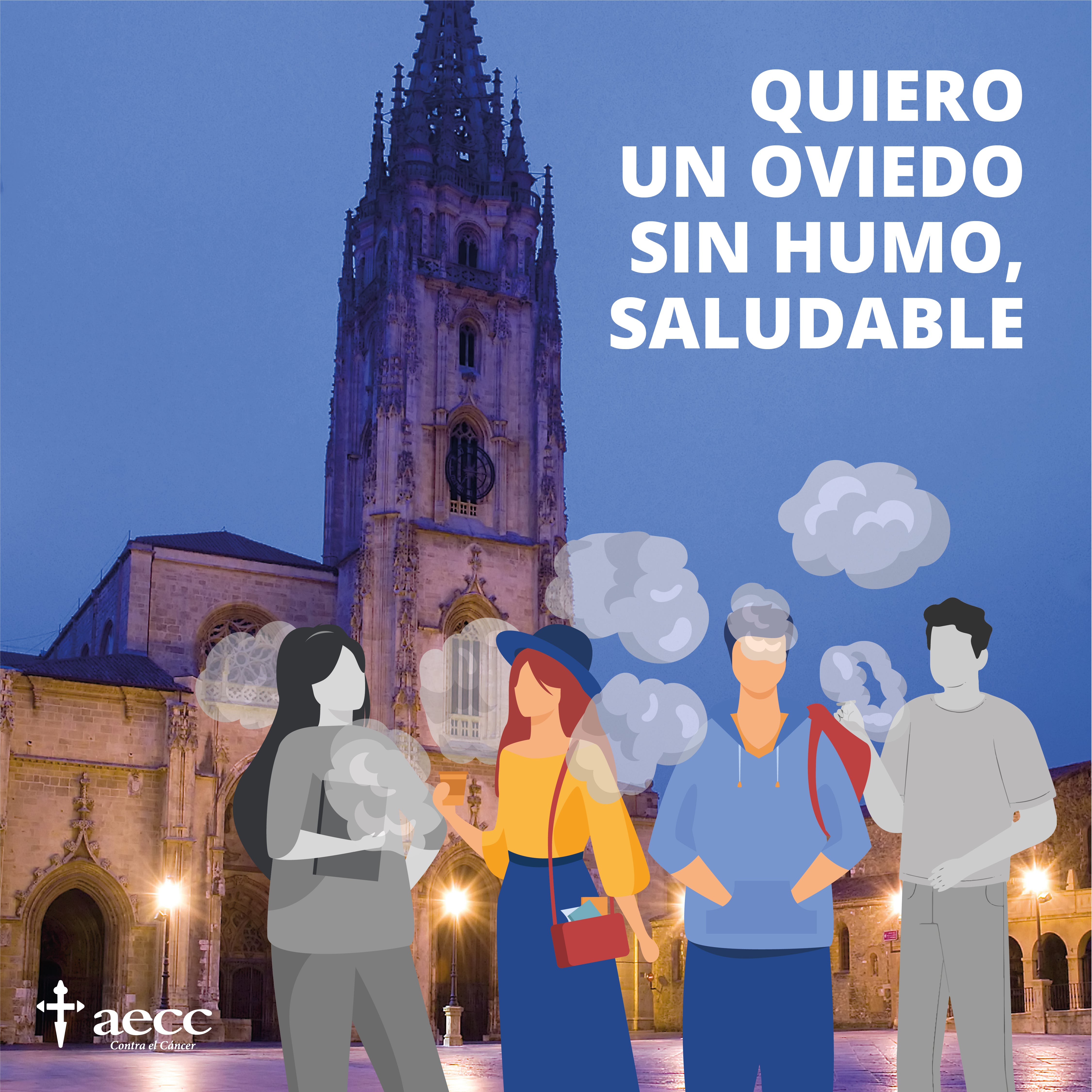 Oviedo se adhiere a la campaña para que Asturias esté libre de humo de tabaco Oviedo se adhiere a la campaña para que Asturias esté libre de humo de tabaco