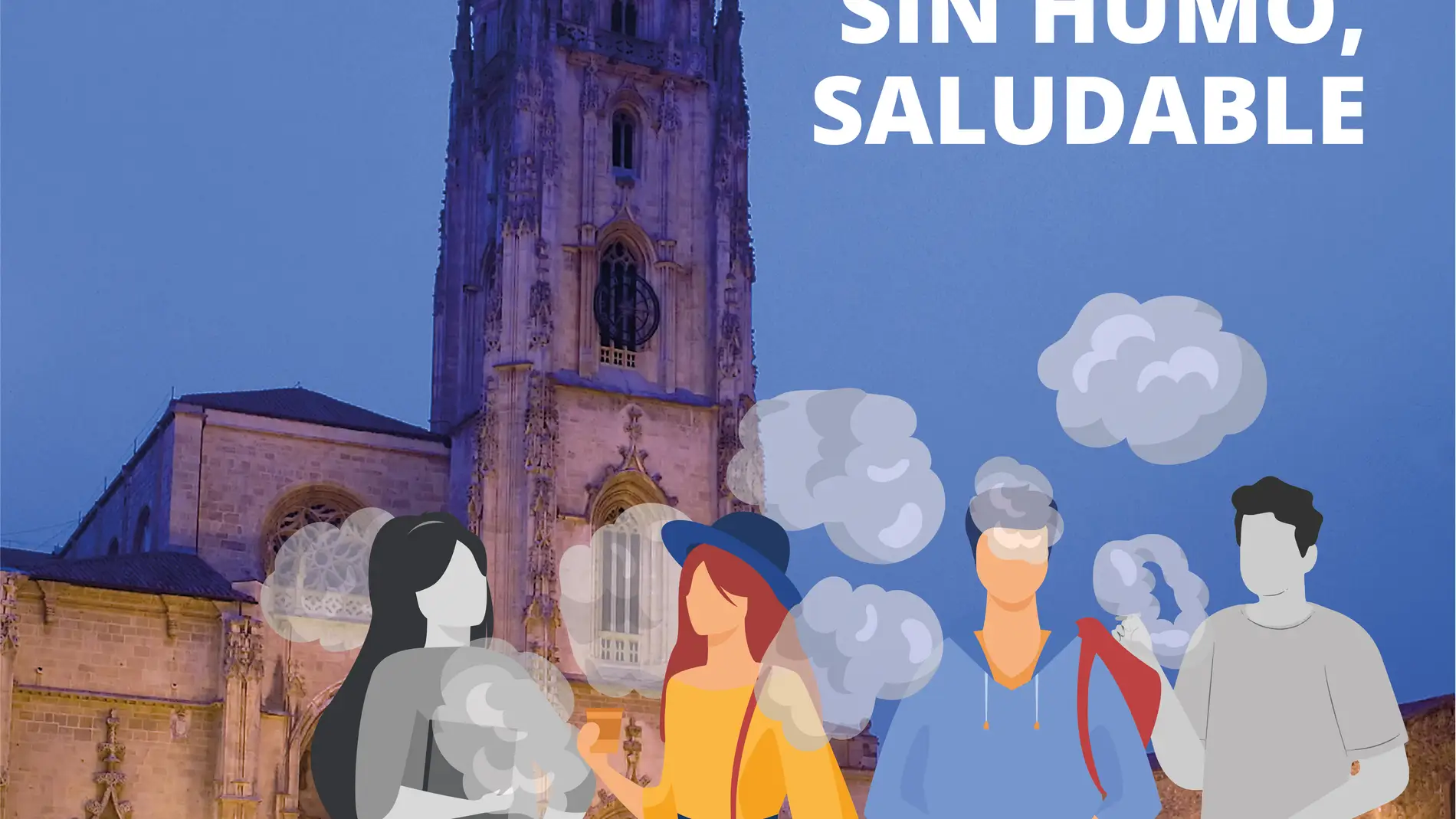 Oviedo se adhiere a la campaña para que Asturias esté libre de humo de tabaco