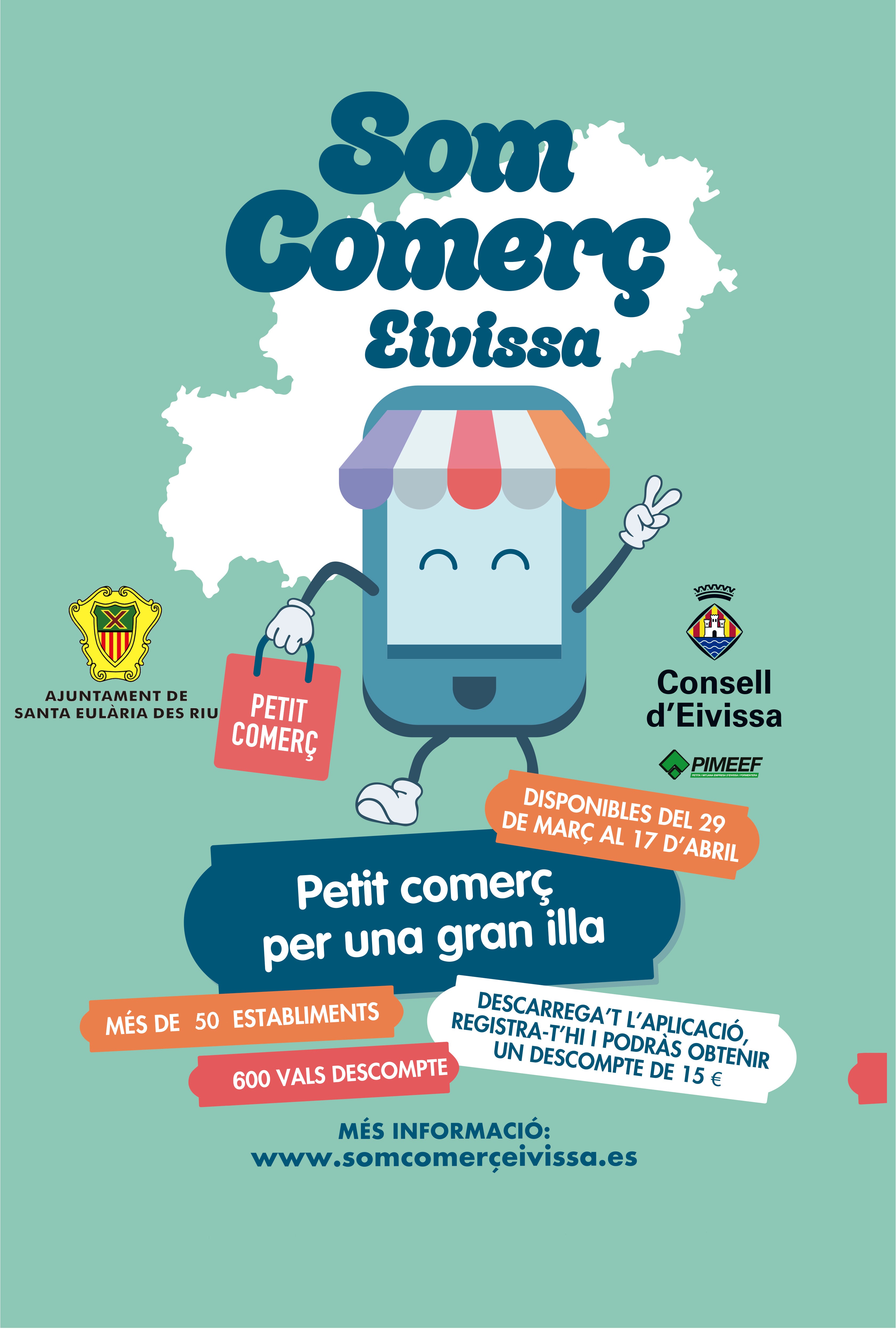 Santa Eulària amplía la campaña para promover la compra en los comercios locales Santa Eulària amplía la campaña para promover la compra en los comercios locales