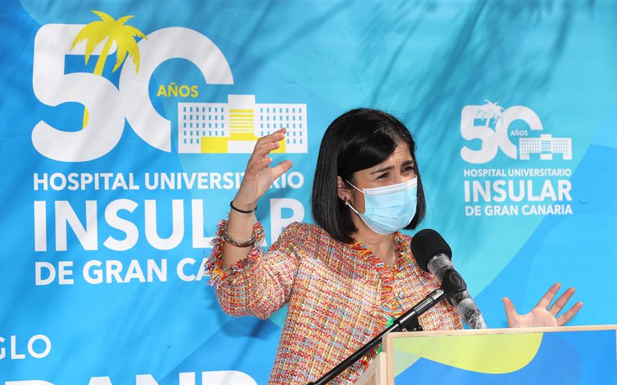 Carolina Darias pide "máxima confianza" en las vacunas pese a los cambios en la planificación Carolina Darias pide "máxima confianza" en las vacunas pese a los cambios en la planificación