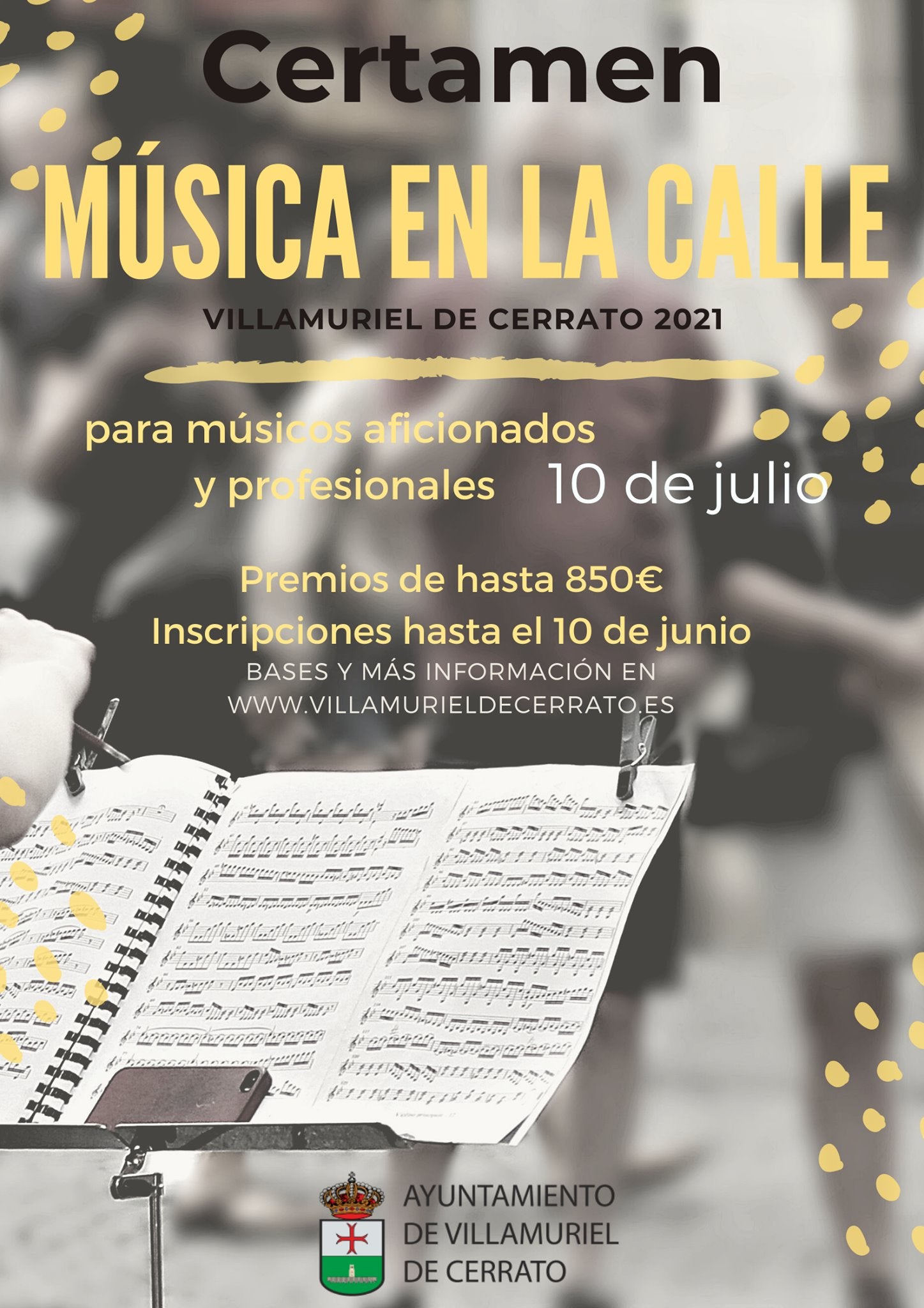 Villamuriel pone en marcha el certamen "Música en la Calle" Villamuriel pone en marcha el certamen "Música en la Calle"