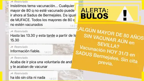 Bulo vacunación Sevilla Bulo vacunación Sevilla