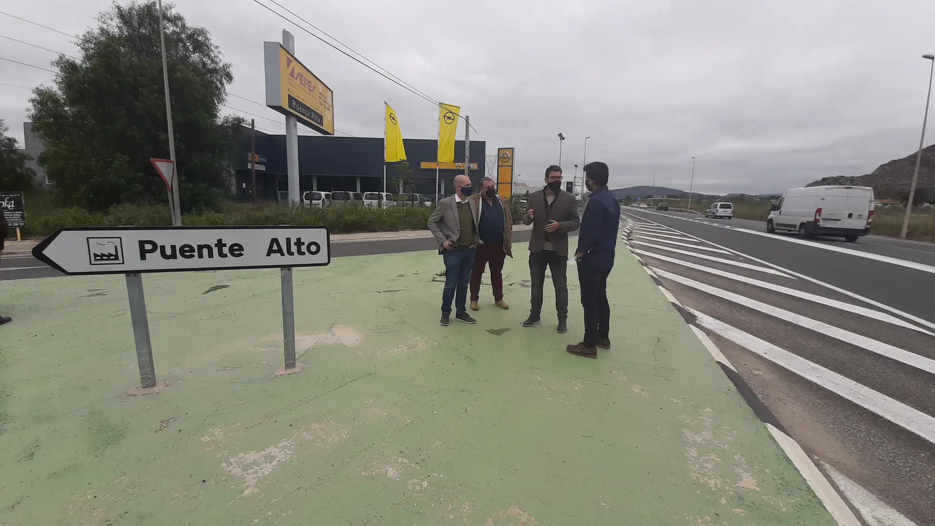 Entre las actuaciones subvencionadas se encuentra la eliminación de un punto negro de tráfico en el acceso al polígono Puente Alto 