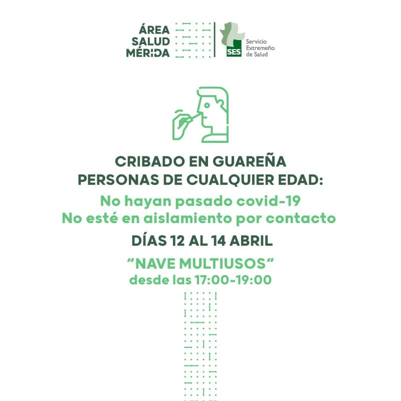 Guareña se somete a un cribado masivo hasta el miércoles Guareña se somete a un cribado masivo hasta el miércoles