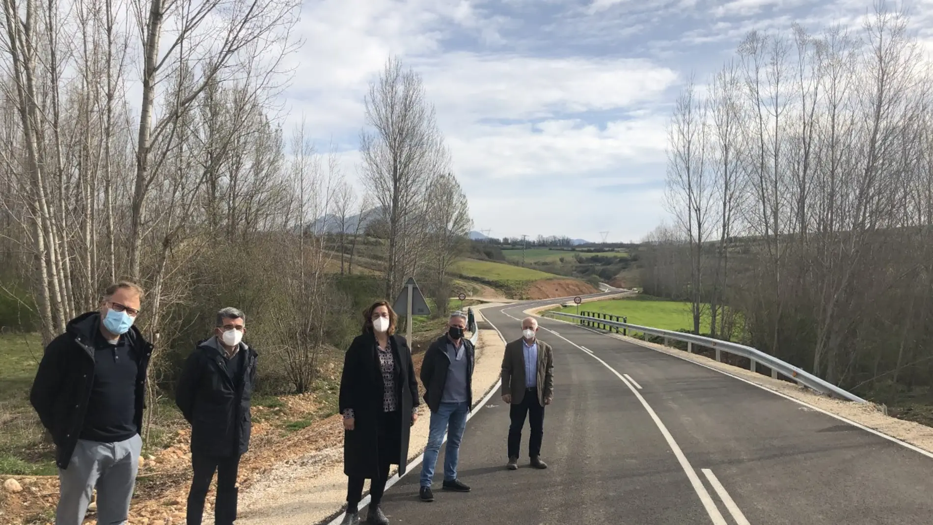 La Diputación concluye la segunda fase mejora de la carretera de la Peña