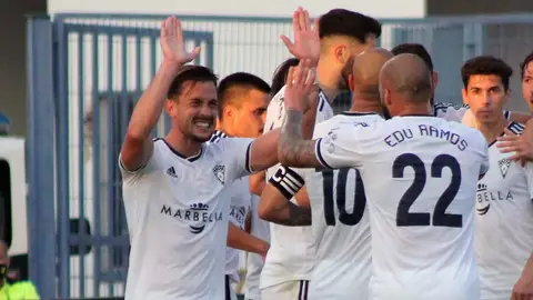 Rafa Chumbi quiere seguir en el Marbella El delantero marcó contra el Lorca