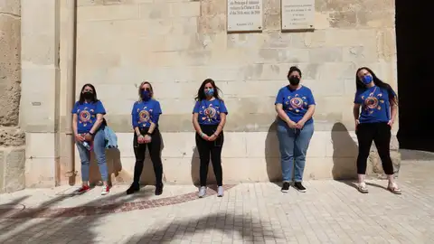 Concentración en la Plaza de Baix Concentración en la Plaza de Baix