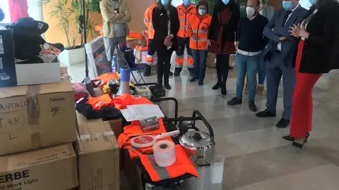 La Junta suministra material y vestuario a 5 agrupaciones de voluntarios de Protección Civil de la provincia de Palencia Protección Civil