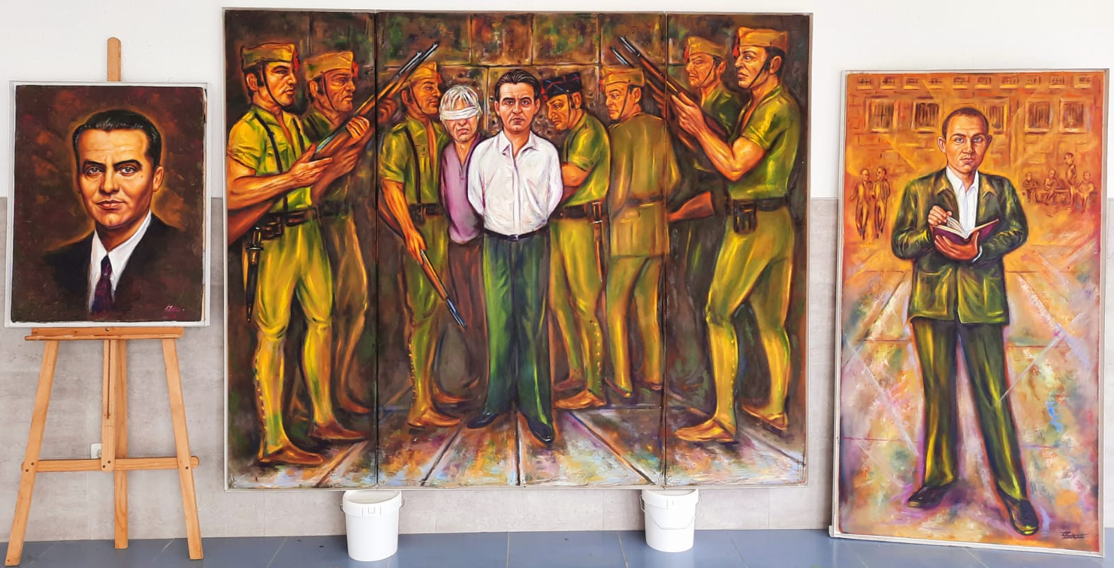 El pintor Luis Zotes rinde homenaje a la memoria de Lorca con una exposición en La Calahorra El pintor Luis Zotes rinde homenaje a la memoria de Lorca con una exposición en La Calahorra