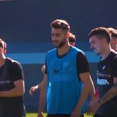 El capitán malaguista se ha incorporado al trabajo en el césped