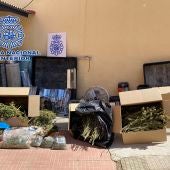 Material incautado por la Policía Nacional 