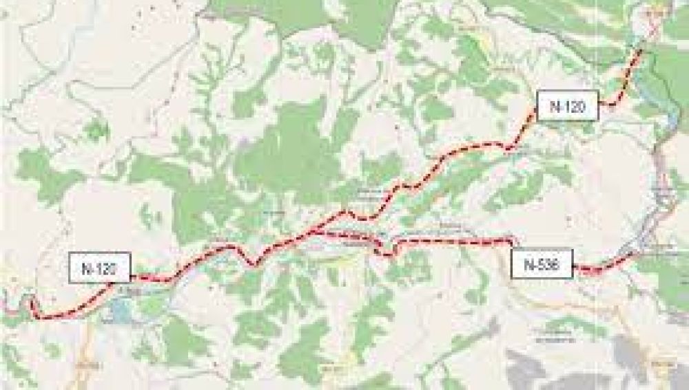 Mitma licita las obras de rehabilitación del firme de las carreteras N-120 y N-536