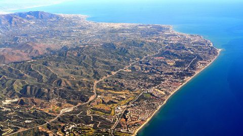 vista aérea Costa del Sol Marbella