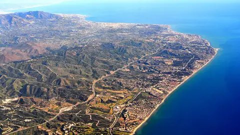 vista aérea Costa del Sol Marbella vista aérea Costa del Sol Marbella