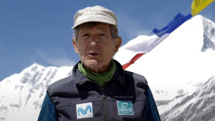 Carlos Soria sobre la expedición en el Dhaulagiri: "Este año está haciendo mucho frío y viento"