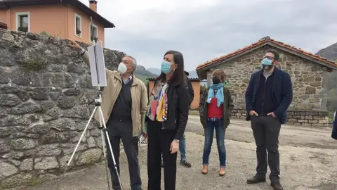 Una imagen de la visita Una imagen de la visita