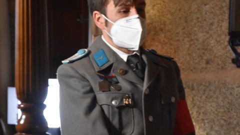 Hector Martinez minutos antes do rodaxe