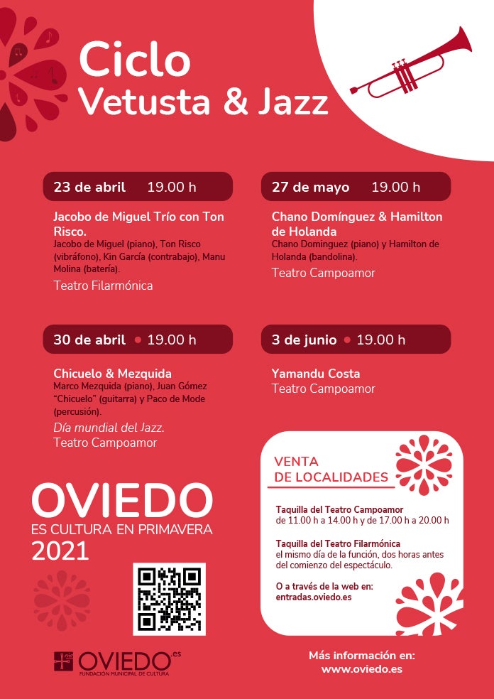 Vetusta & Jazz, grandes figuras del género en el Filarmónica Vetusta & Jazz, grandes figuras del género en el Filarmónica