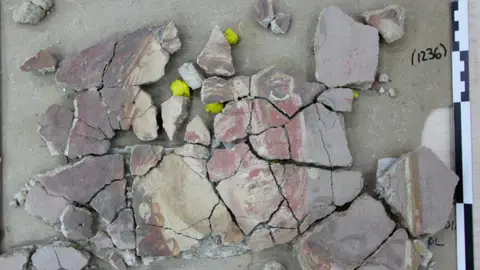 Retrato mujer romana de Complutum, Alcalá de Henares Pintura de la Casa de los Grifos