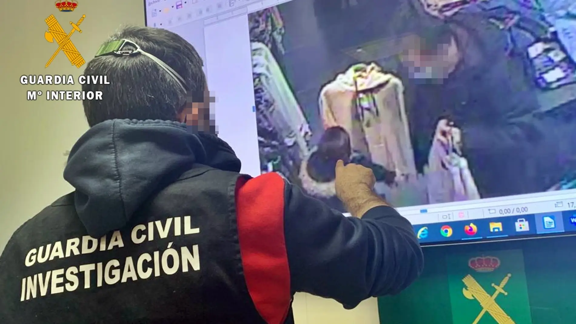 La Guardia Civil implica a siete vecinos de Badajoz en 25 hurtos en establecimientos comerciales del sector textil