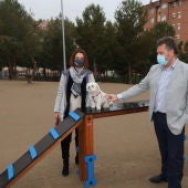 El nuevo parque de perros de Teruel incluye un circuito de agility