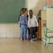 Aula en un colegio del medio rural Aula en un colegio del medio rural