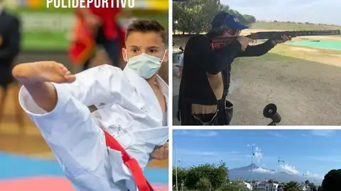 Kárate, tiro al plato y Duatlón Polideportivo