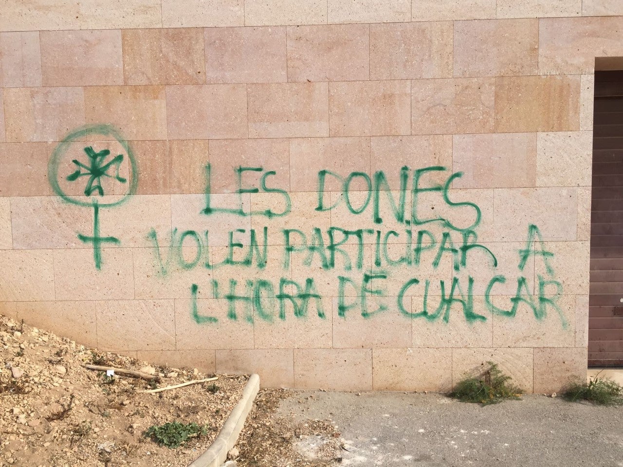 Ciutadella analizará las pintadas reivindicando el papel de la mujer en Sant Joan Ciutadella analizará las pintadas reivindicando el papel de la mujer en Sant Joan