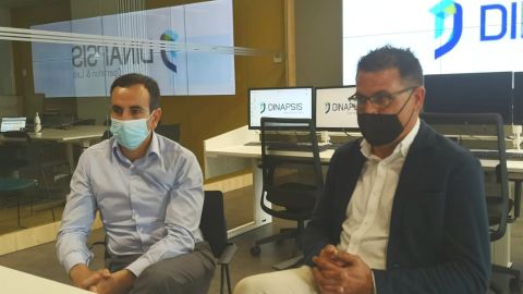 Ciriaco Clemente, nuevo gerente de Hidraqua Benidorm y el edil Jos&eacute; R. Gonz&aacute;lez de Z&aacute;rate.