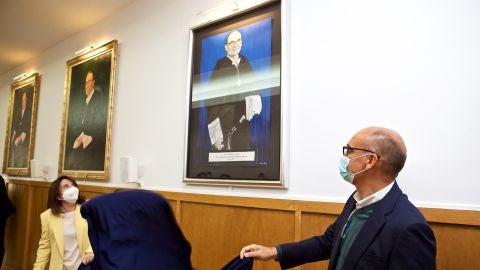 La rectora Amparo Navarro y Manuel Palomar La rectora Amparo Navarro y Manuel Palomar