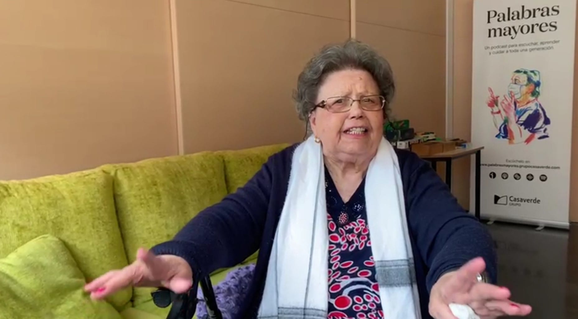 Maruja Campos se siente joven a sus 101 años Maruja Campos se siente joven a sus 101 años